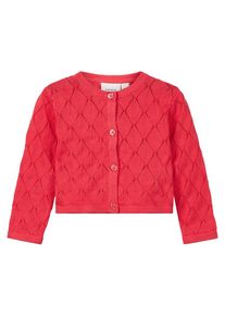 name it, M&auml;dchen Kurzer Strick-Cardigan, Rot