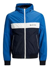 Jack & Jones JACK & JONES, Herren Jacke, Blau / Schwarz / Wei&szlig;