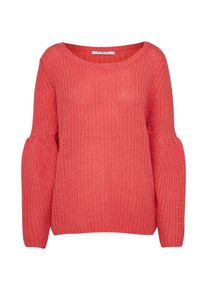 Pieces, Damen Strickpullover 'PCJESSI LS KNIT FF', Rot