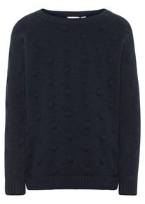 name it, M&auml;dchen Strick Pullover, Dunkelblau