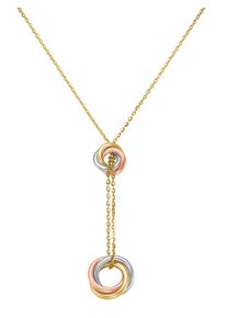 Christ, Damen Kette, Gold / Rosa / Silber