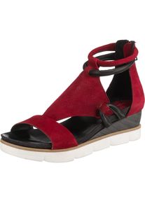 JOLANA & FENENA JOLANA & FENENA, Damen Sandalen, Blutrot / Schwarz