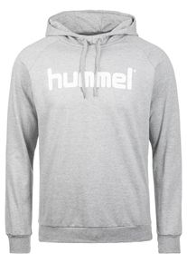 Hummel, Herren Kapuzenpullover, Grau / Wei&szlig;