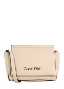 Calvin Klein, Damen Tasche 'STITCH FLAP CROSSBODY', Sand