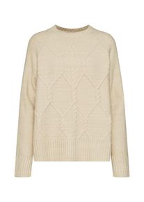 Y.A.S, Damen Pullover 'YASDREAM LS ', Creme