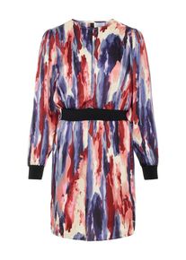 Y.A.S, Damen Minikleid, Beige / Dunkelblau / Pink / Altrosa / Dunkelrot