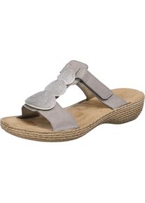 Rieker, Damen Pantoletten, Grau