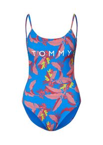 Tommy Hilfiger Underwear, Damen Badeanzug 'ONE-PIECE', Blau / Mischfarben