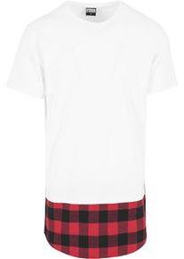 Urban Classics, Herren Tee, Rot / Schwarz / Weiß