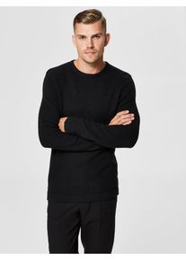 Selected Homme, Herren Strickpullover, Schwarz