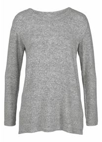 Lascana, Damen Loungesweater, Graumeliert