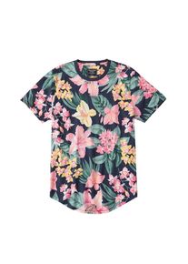 Abercrombie & Fitch Abercrombie & Fitch, Herren Shirt 'SS CURVED HEM TEE', Navy