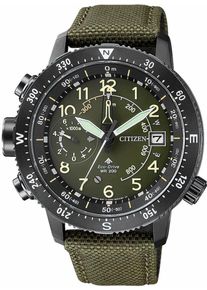 Citizen, Herren Multifunktionsuhr 'BN4045-12X', Grün / Schwarz