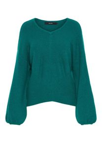 Véro Moda VERO MODA, Damen Strickpullover, Petrol