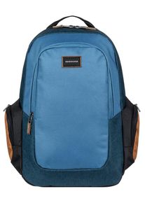 Quiksilver, Damen Rucksack 'Schoolie Plus', Himmelblau / Cognac / Schwarz