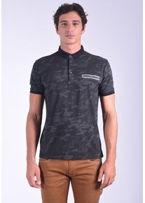 Kaporal5 Kaporal, Herren Poloshirt 'Lawa', Grau / Dunkelgrau