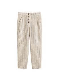 Mango, Damen Hose 'Rayas', Beige