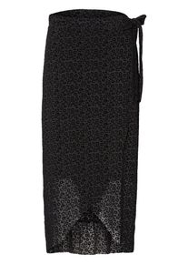 Pieces, Damen Rock, Basaltgrau / Schwarz