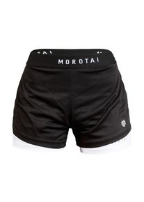 MOROTAI, Damen Sporthose, Schwarz / Wei&szlig;