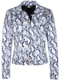 Sportalm Kitzbühel, Damen Jacke CENNET SNAKE, Nachtblau / Weiß