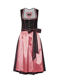 Wiesnk&ouml;nig Wiesnk&ouml;nig, Damen Dirndl 'Rosmarie', Pfirsich / Schwarz