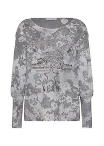 monari, Damen Pullover, Dunkelgrau