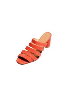 EDITED, Damen Pantolette 'Lissie', Orangerot
