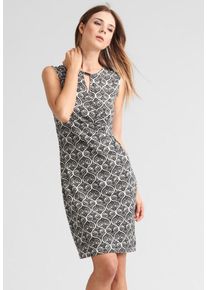 Apart, Damen Jerseykleid Rundhals, bunt