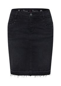 s.Oliver RED LABEL, Damen Jeansrock, Grey Denim