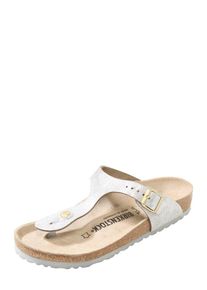 Birkenstock, Damen Zehentrenner 'Gizeh', Silber