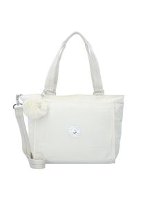 Kipling, Damen Schultertasche 'Ewo', Beige / Wei&szlig;