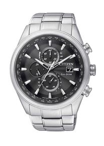 Citizen, Herren Funkchronograph 'AT8011-55E', Schwarz / Silber