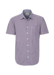 Camel Active, Herren Hemd, Dunkelgrau / Dunkelrot / Weiß