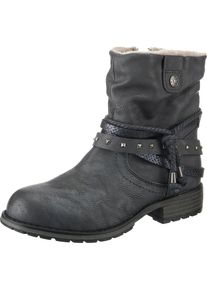 BE MEGA, M&auml;dchen Winterstiefel, Dunkelblau