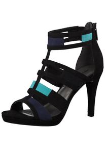 Tamaris, Damen Sandale 'Strappy Heel Coloured', Nachtblau