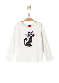 s.Oliver Junior, Mädchen Shirt, Weiß