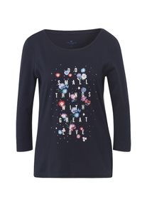 Tom Tailor, Damen T-Shirt, Nachtblau / Mischfarben