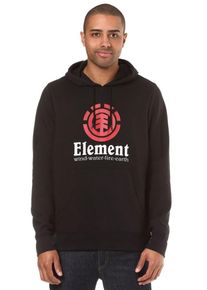 Element, Herren Vertical Kapuzenpullover, Schwarz
