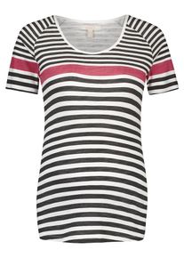 Esprit Maternity, Damen T-shirt, Rotmeliert / Schwarz / Wei&szlig;