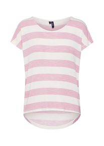 Véro Moda VERO MODA, Damen Shirt, Rosa / Weiß