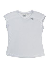 Diadora, Mädchen T-Shirt, Weiß