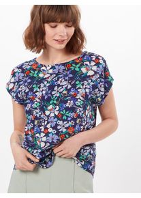Tom Tailor Denim, Damen Bluse, Blau / Mischfarben