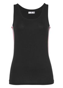 AJC, Damen Tanktop, Cranberry / Schwarz / Weiß