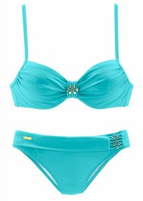 Lascana, Damen Bügel-Bikini, Blau