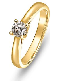 Christ, Damen Ring '87458431', Gold / Transparent