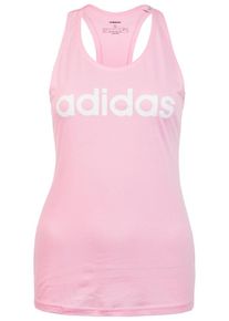 adidas Performance, Damen Tanktop 'Essentials Linear', Rosa / Weiß