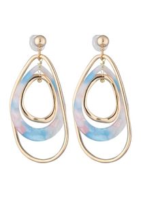 sweet deluxe, Damen Ohrschmuck, Blau / Gold / Rosa
