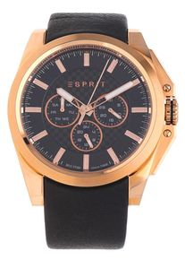 Esprit, Herren Armbanduhr 'Night', Rosegold / Schwarz
