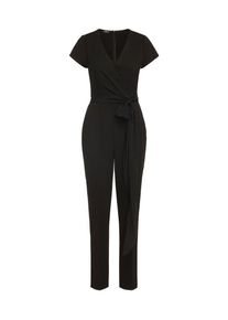 Apart, Damen Overall mit langen Bändern um die Taille, Schwarz