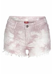 Buffalo, Damen Hotpants, Flieder / Wei&szlig;
